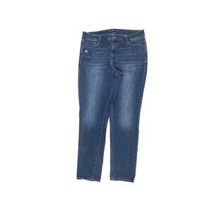 Apt. 9 Straight Distressed Women's size 16 Dark Wash Blue Denim jeans